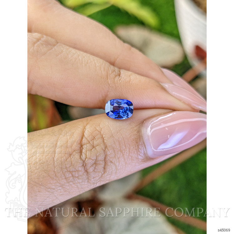 1.10 Ct. Blue Sapphire from Ceylon (Sri Lanka)
