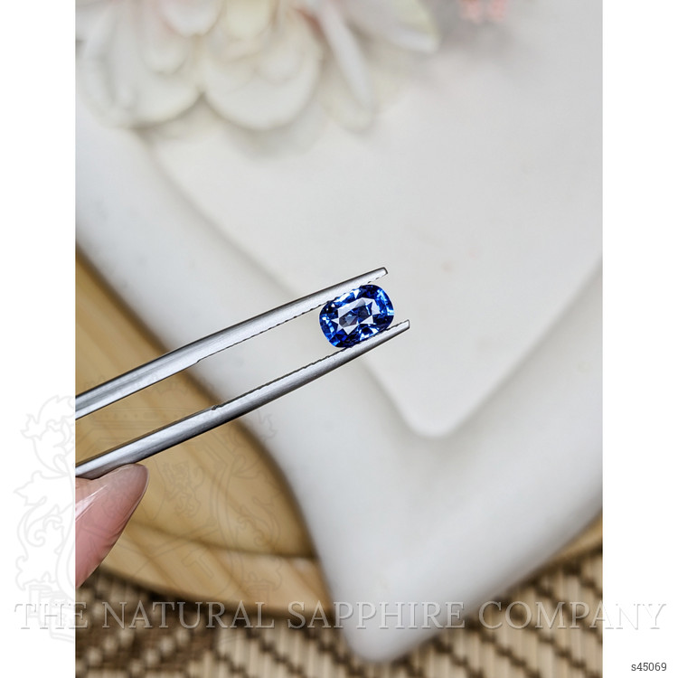 1.10 Ct. Blue Sapphire from Ceylon (Sri Lanka)