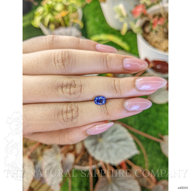 1.10 Ct. Blue Sapphire from Ceylon (Sri Lanka)