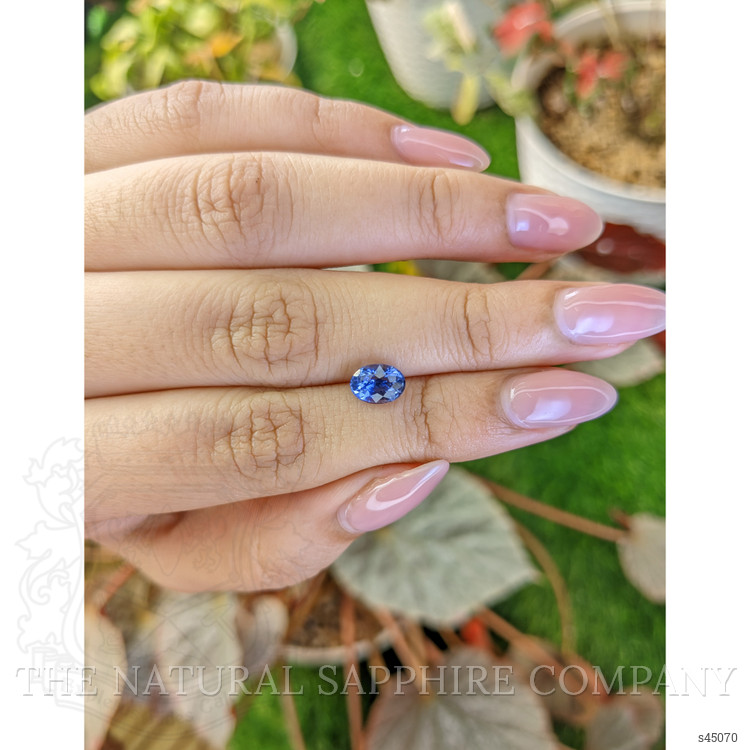 1.55 Ct. Blue Sapphire from Ceylon (Sri Lanka)
