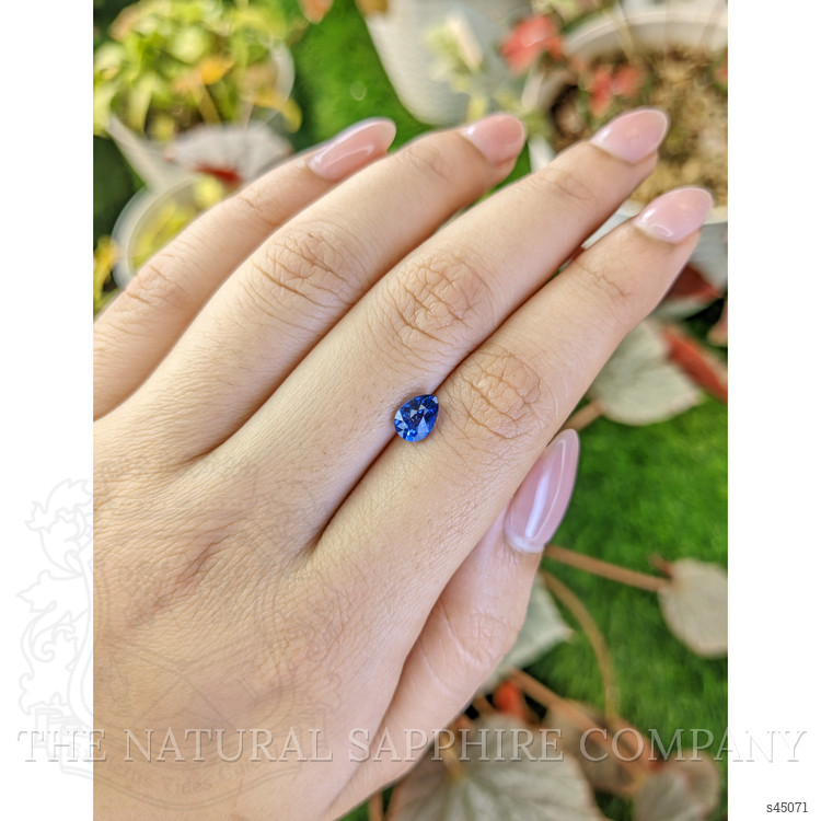 1.03 Ct. Blue Sapphire from Ceylon (Sri Lanka)
