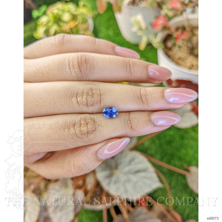 1.55 Ct. Blue Sapphire from Ceylon (Sri Lanka)
