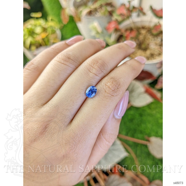 1.55 Ct. Blue Sapphire from Ceylon (Sri Lanka)