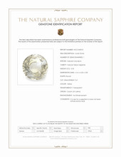 0.33 Ct. Yellow Sapphire from Ceylon (Sri Lanka) Scan Report