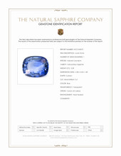 0.28 Ct. Blue Sapphire from Ceylon (Sri Lanka) Scan Report