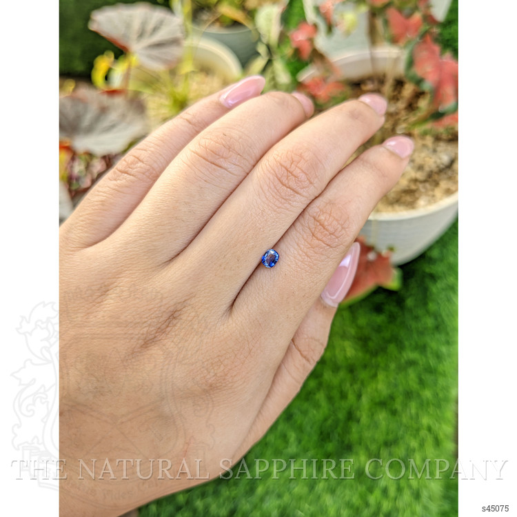 0.28 Ct. Blue Sapphire from Ceylon (Sri Lanka)