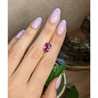 5.01 Ct. Purplish Pink Sapphire from Madagascar Life Style