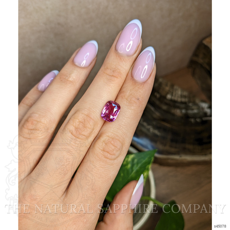 5.01 Ct. Purplish Pink Sapphire from Madagascar