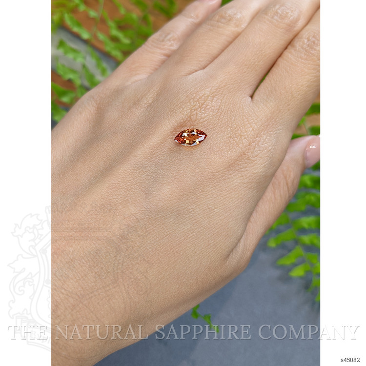 1.05 Ct. Orangish Brown Sapphire from Ceylon (Sri Lanka)