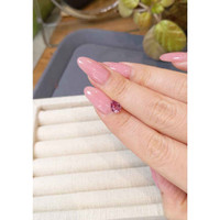 0.75 Ct. Purplish Pink Sapphire from Ceylon (Sri Lanka) Life Style