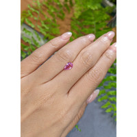 0.75 Ct. Pink Sapphire from Ceylon (Sri Lanka) Life Style