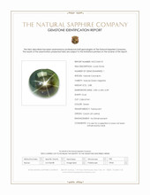 2.88 Ct. Green Star Sapphire from Ceylon (Sri Lanka) Scan Report