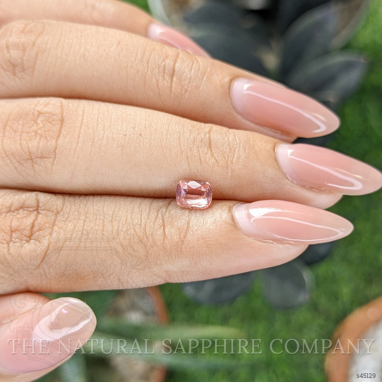 0.65 Ct. Padparadscha Sapphire from Ceylon (Sri Lanka)
