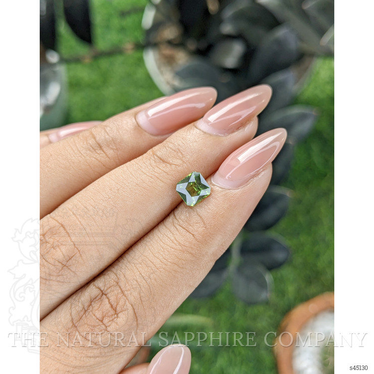 1.18 Ct. Yellowish Green Sapphire from Madagascar