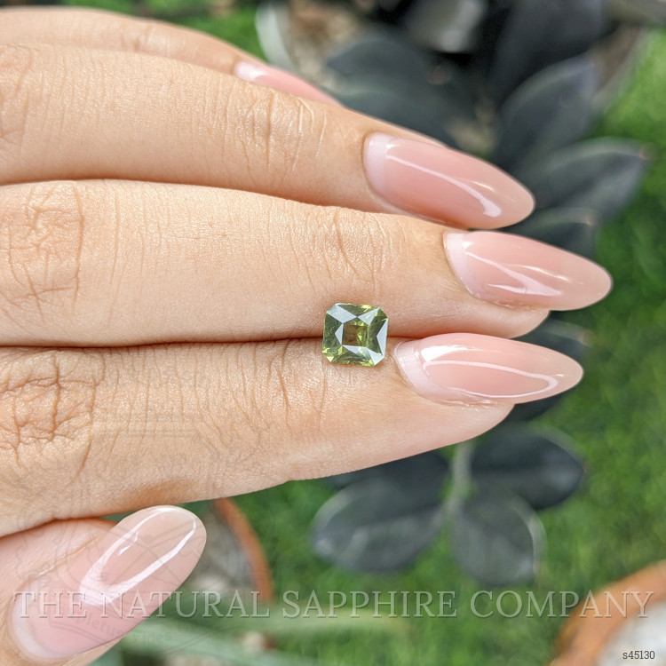 1.18 Ct. Yellowish Green Sapphire from Madagascar