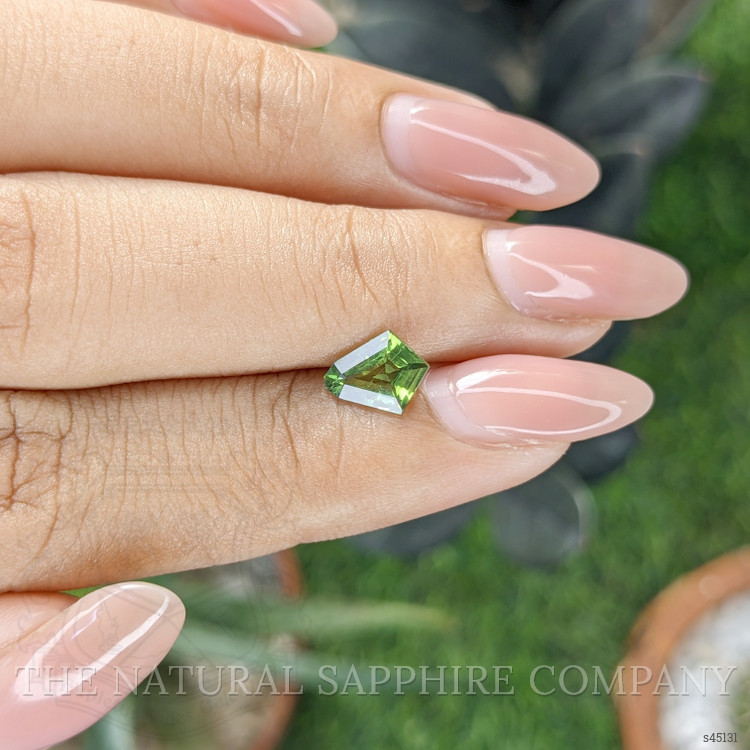1.04 Ct. Yellowish Green Sapphire from Madagascar