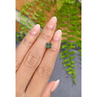 1.64 Ct. Bluish Green Sapphire from Montana Life Style
