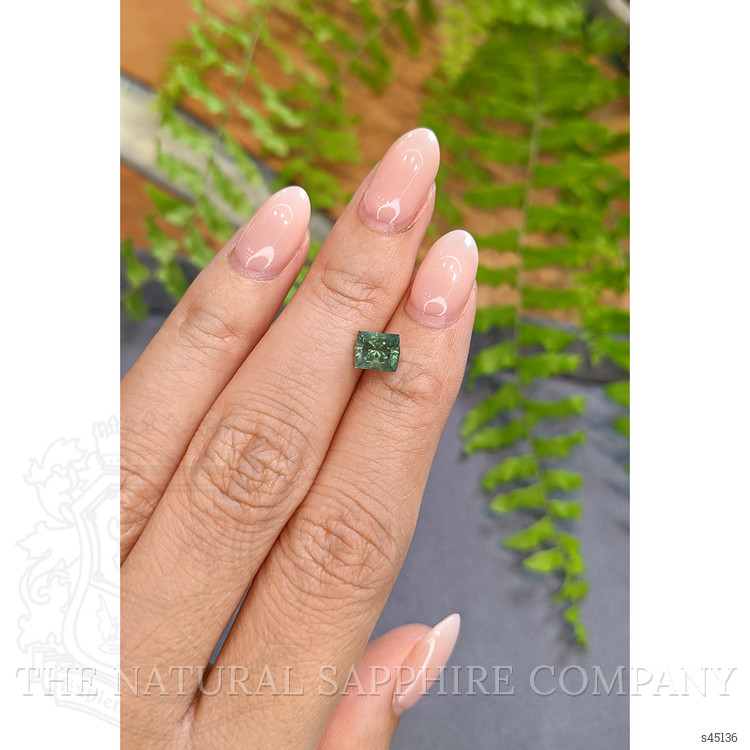 1.64 Ct. Bluish Green Sapphire from Montana