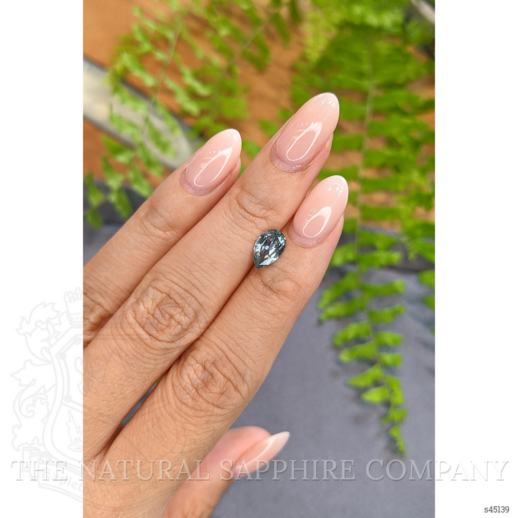 1.24 Ct. Bluish Green Sapphire from Montana