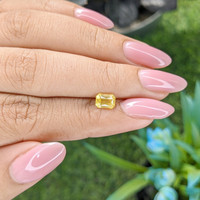 1.12 Ct. Yellow Sapphire from Ceylon (Sri Lanka) Life Style
