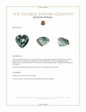 1.61 Ct. Bluish Green Sapphire from Montana Appraisal