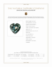 1.61 Ct. Bluish Green Sapphire from Montana Scan Report