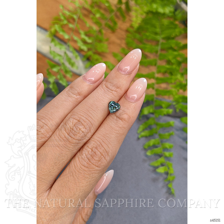 1.61 Ct. Bluish Green Sapphire from Montana