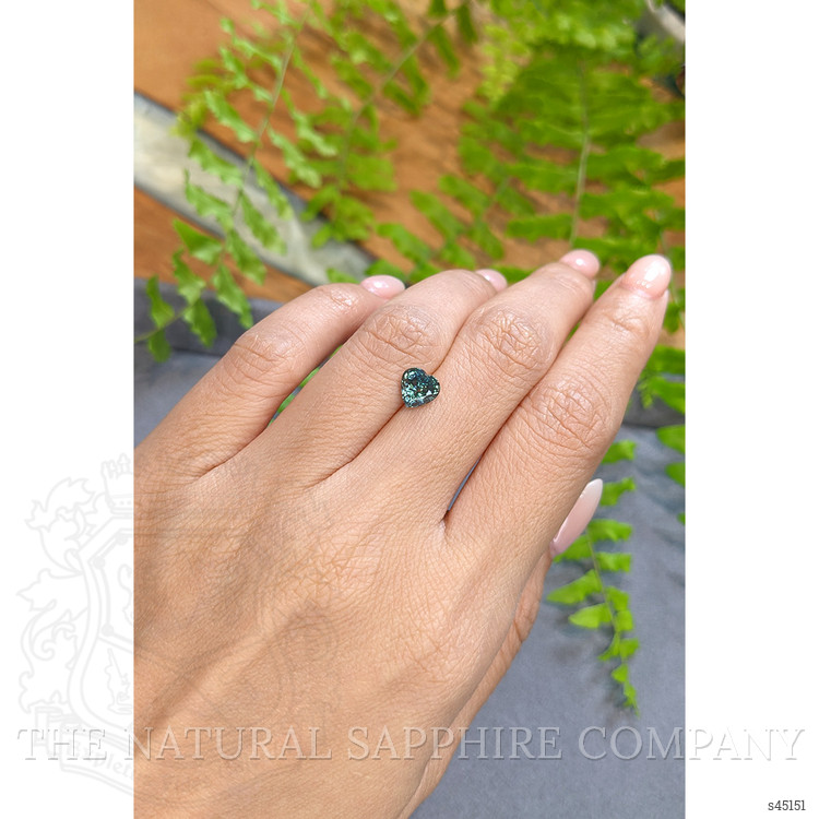 1.61 Ct. Bluish Green Sapphire from Montana