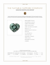 1.43 Ct. Bluish Green Sapphire from Montana Scan Report