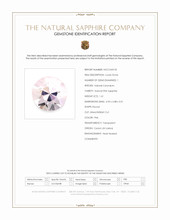 1.61 Ct. Pink Sapphire from Ceylon (Sri Lanka) Scan Report