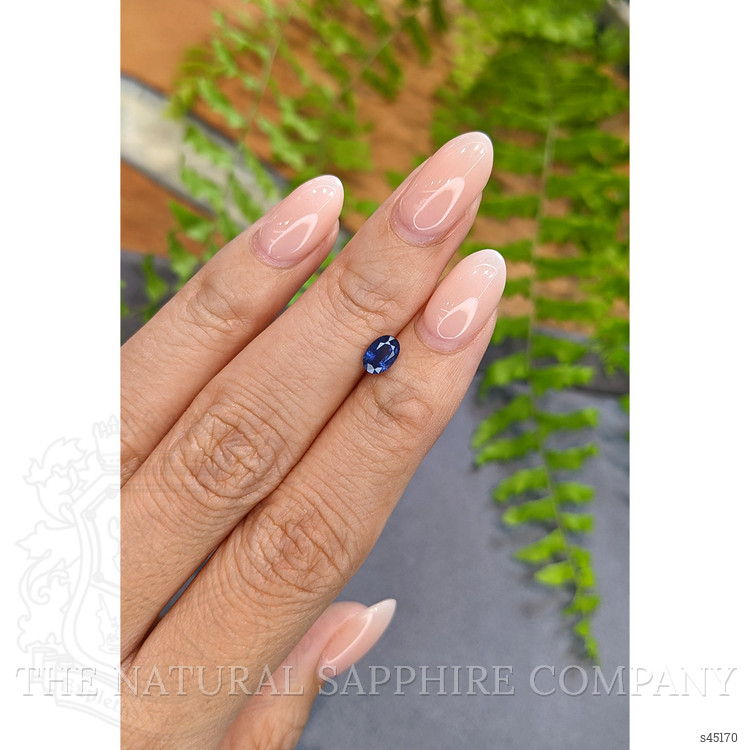 0.65 Ct. Blue Sapphire from Thailand