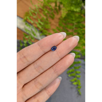 0.65 Ct. Blue Sapphire from Thailand Life Style