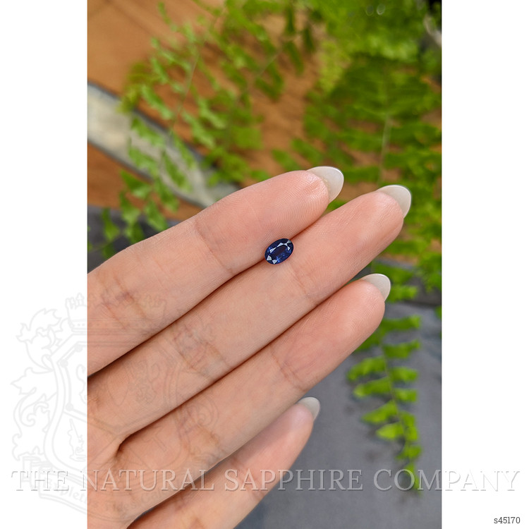 0.65 Ct. Blue Sapphire from Thailand