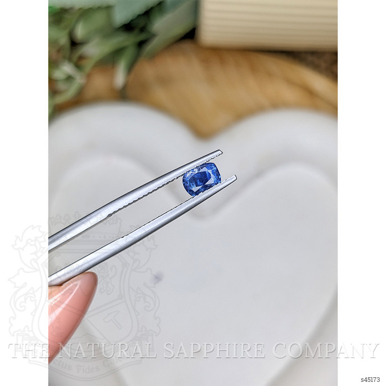 0.87 Ct. Blue Sapphire from Ceylon (Sri Lanka)