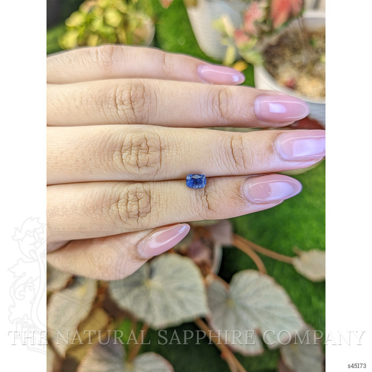 0.87 Ct. Blue Sapphire from Ceylon (Sri Lanka)