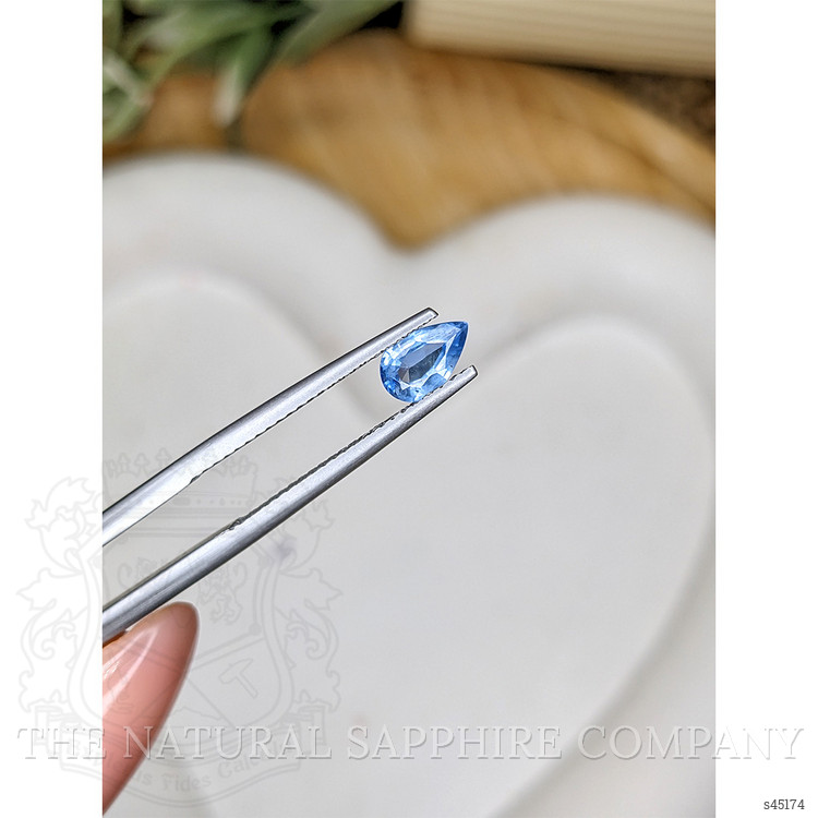 0.60 Ct. Blue Sapphire from Ceylon (Sri Lanka)