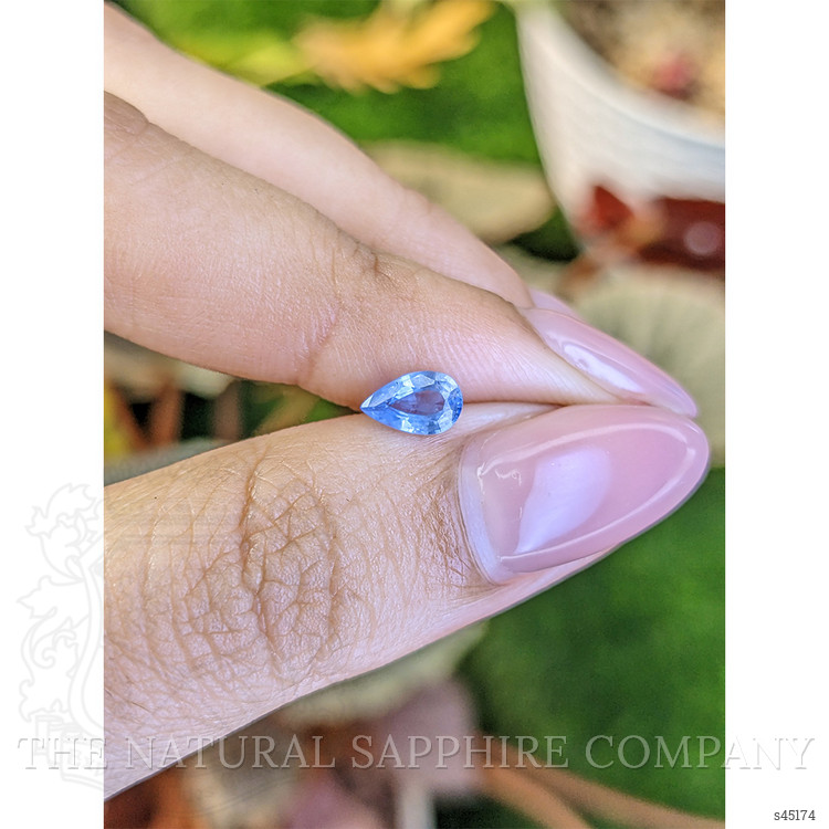 0.60 Ct. Blue Sapphire from Ceylon (Sri Lanka)