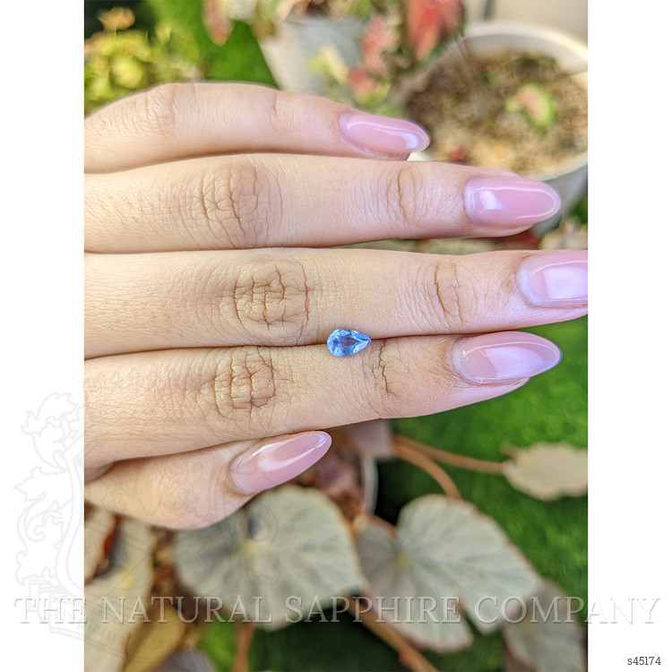 0.60 Ct. Blue Sapphire from Ceylon (Sri Lanka)
