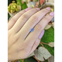 0.60 Ct. Blue Sapphire from Ceylon (Sri Lanka) Life Style