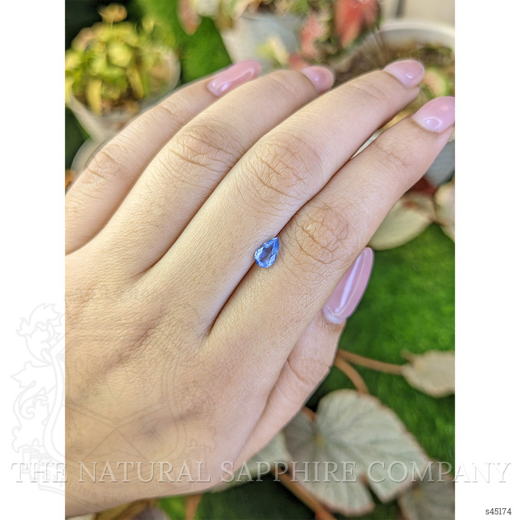 0.60 Ct. Blue Sapphire from Ceylon (Sri Lanka)