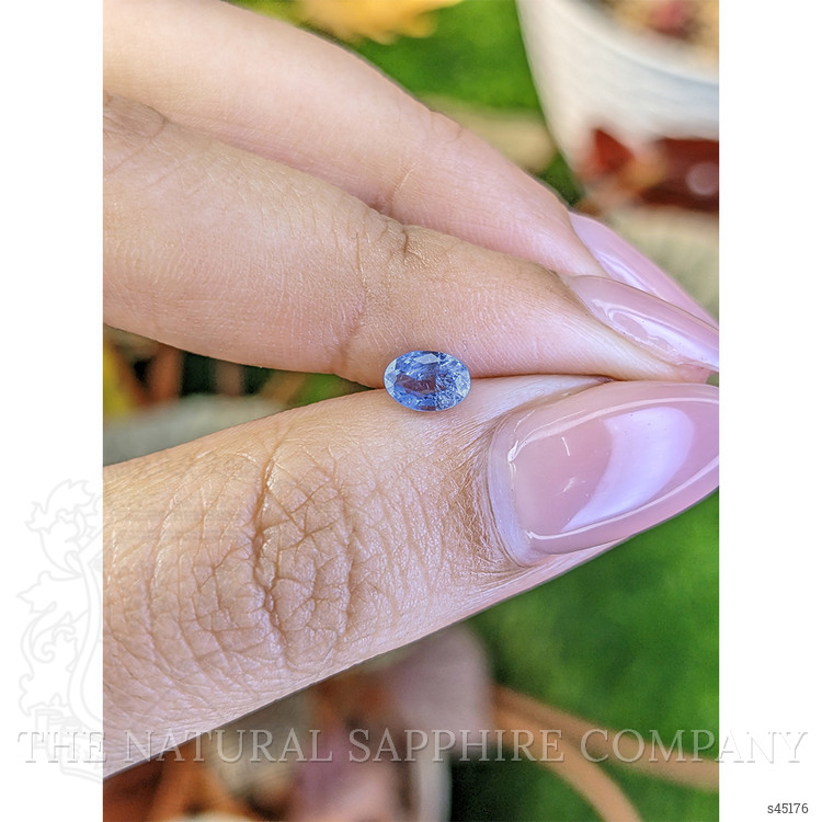 0.44 Ct. Blue Sapphire from Ceylon (Sri Lanka)