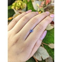 0.44 Ct. Blue Sapphire from Ceylon (Sri Lanka) Life Style