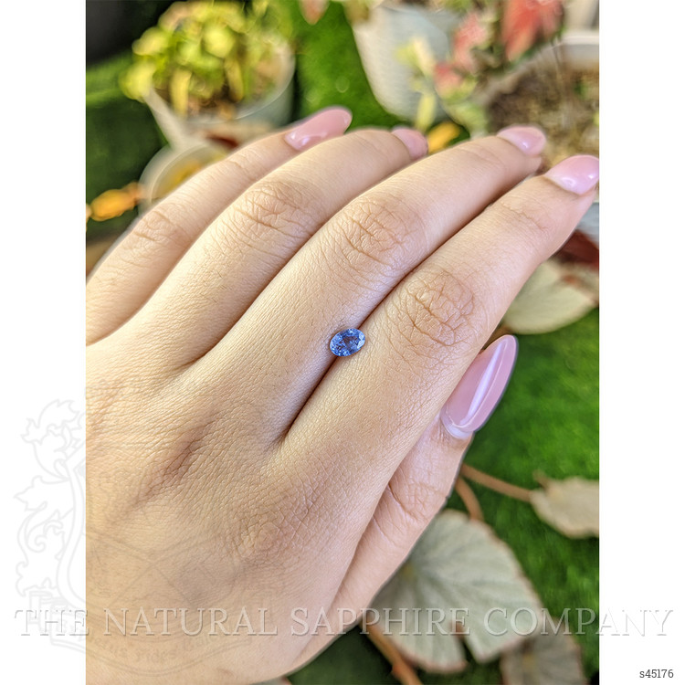 0.44 Ct. Blue Sapphire from Ceylon (Sri Lanka)