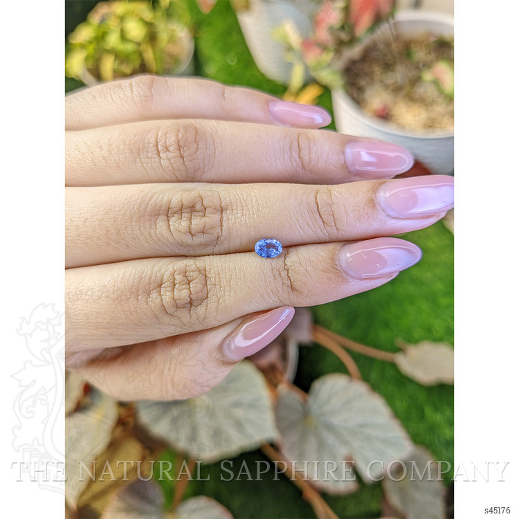 0.44 Ct. Blue Sapphire from Ceylon (Sri Lanka)
