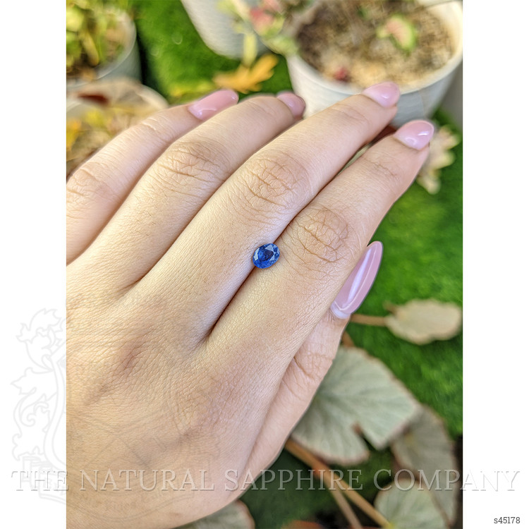 0.69 Ct. Blue Sapphire from Ceylon (Sri Lanka)