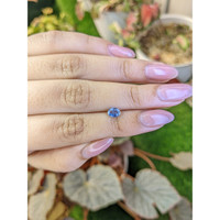 0.57 Ct. Blue Sapphire from Ceylon (Sri Lanka) Life Style