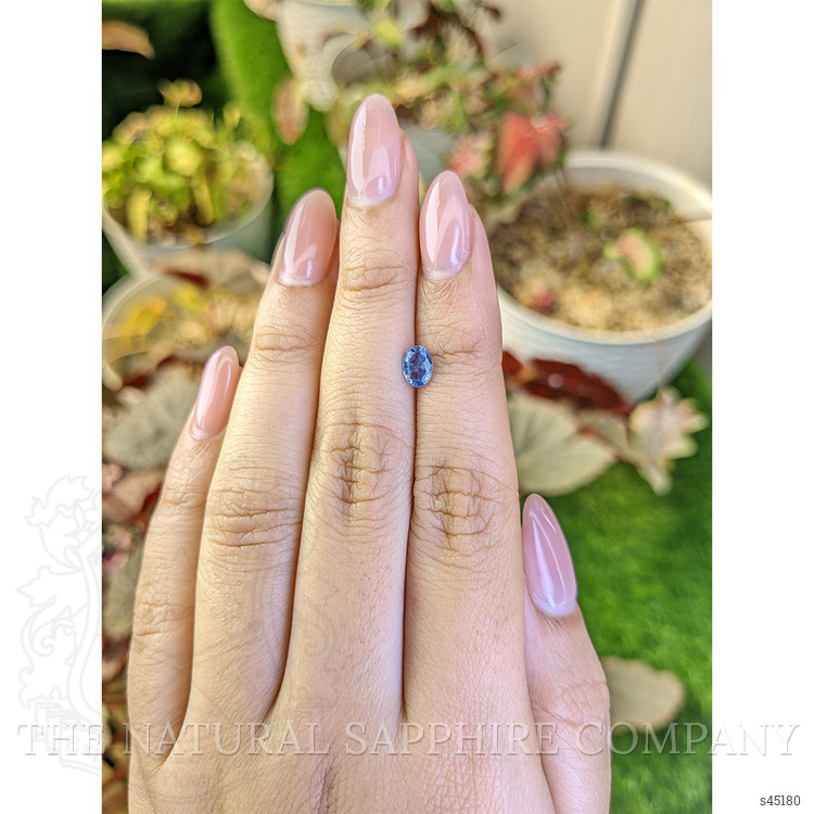 0.57 Ct. Blue Sapphire from Ceylon (Sri Lanka)