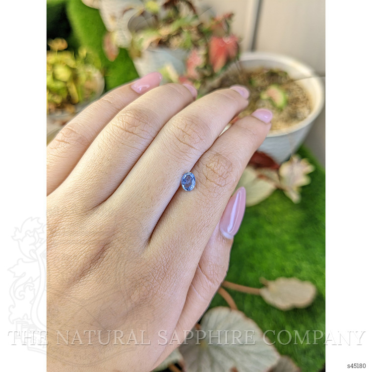 0.57 Ct. Blue Sapphire from Ceylon (Sri Lanka)