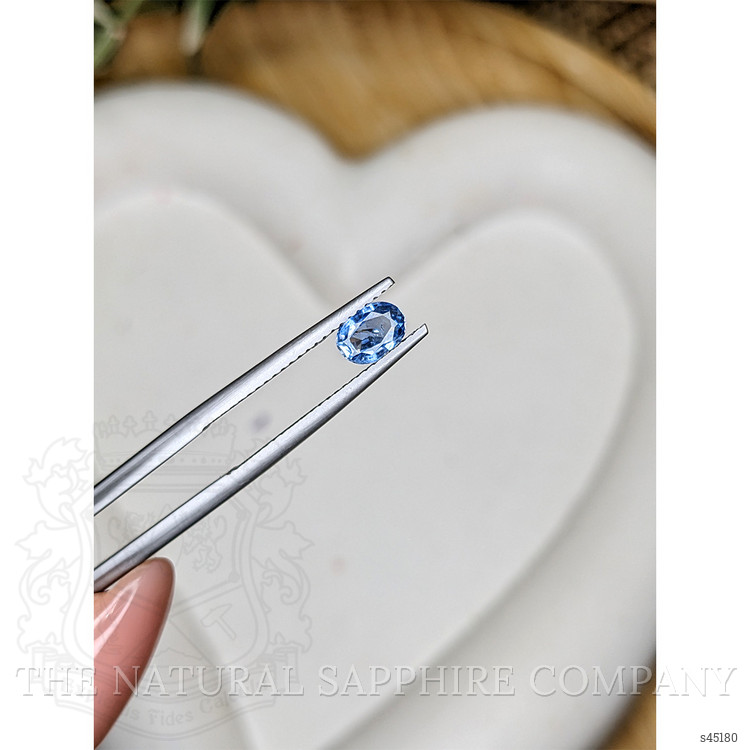 0.57 Ct. Blue Sapphire from Ceylon (Sri Lanka)