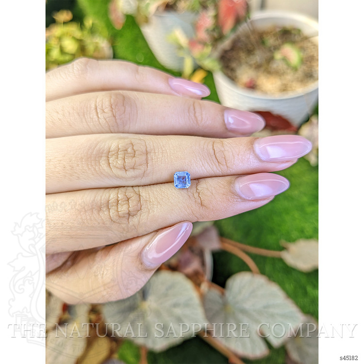 0.71 Ct. Blue Sapphire from Ceylon (Sri Lanka)
